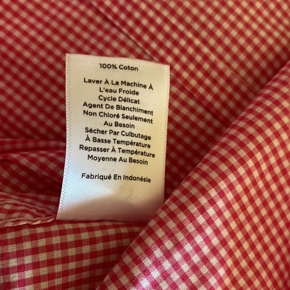 Talbots Gingham Pattern Light Weight For Summer. … - image 3